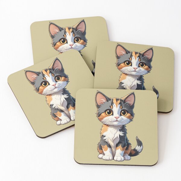 Item preview, Cute and adorable calico cat designed and sold by Gilby-Designs.