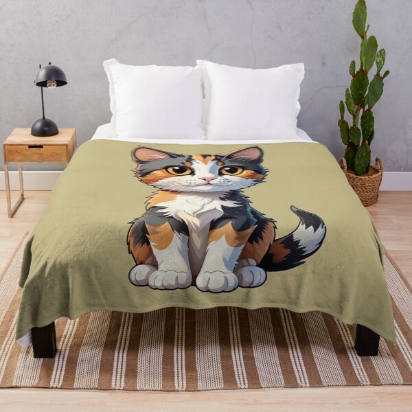 Item preview, Cute and adorable calico cat designed and sold by Gilby-Designs.