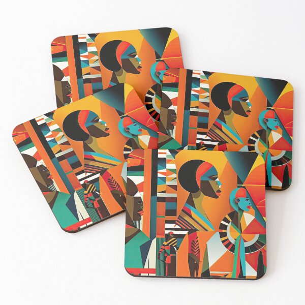 Artikelvorschau, African Tribe Bauhaus Design entworfen und verkauft von ArtificialGenes.