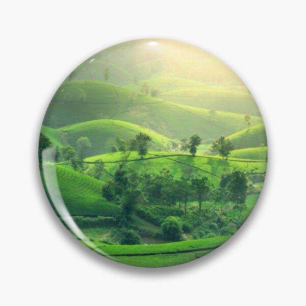 Item preview, FLORA #40 - Rolling Green Hills with Terraced Crops designed and sold by DEL-Productions.