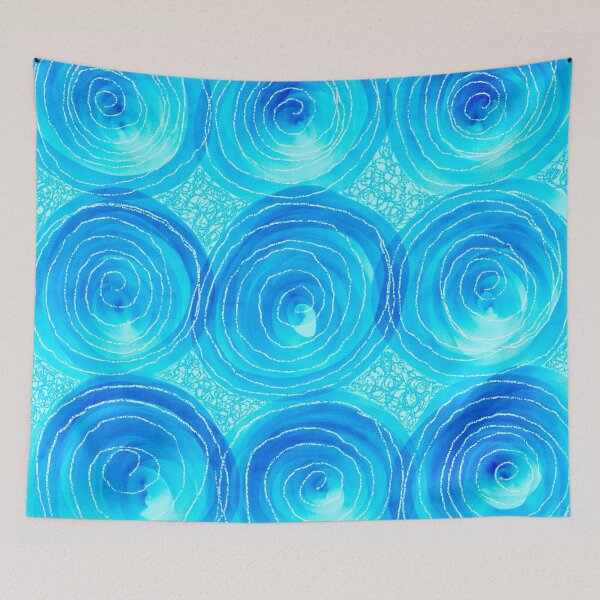 Item preview, Turquoise Circles designed and sold by Leanne Morin.