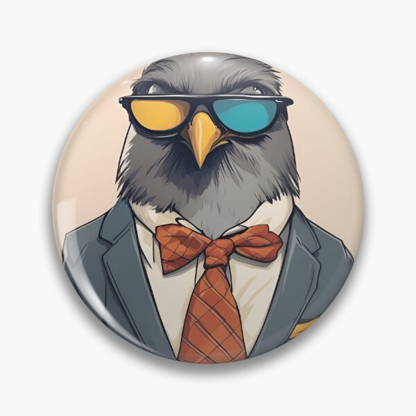 Artikelvorschau, Cartoon-Vogel mit Sonnenbrille entworfen und verkauft von RaphDesign.