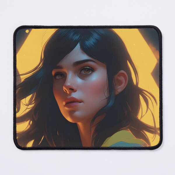 Item preview, A Girl Amidst the Yellow Lights designed and sold by designsbyflo.