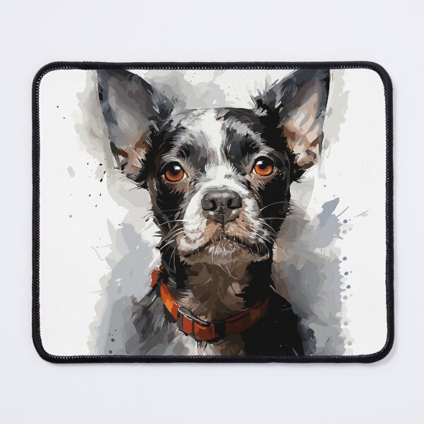 Item preview, Dog in watercolor painting designed and sold by atzek.