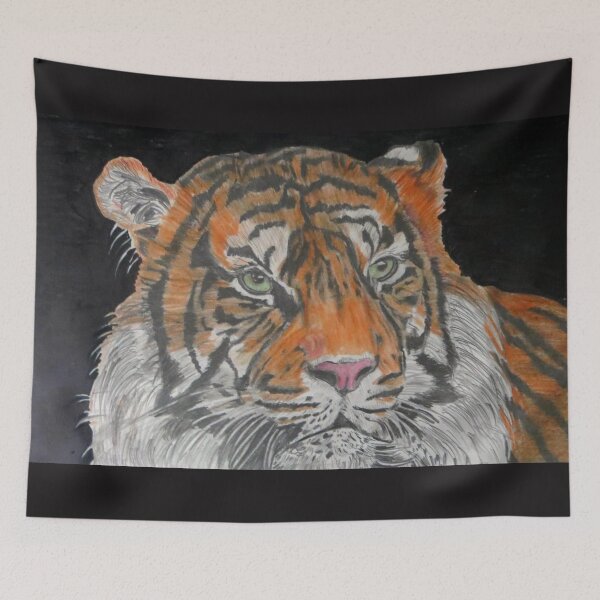 Item preview, Tiger color drawing designed and sold by MubaraksArt.