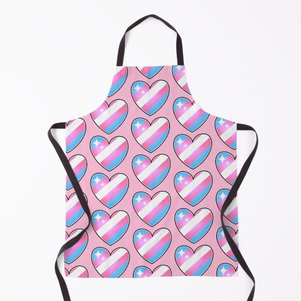 Item preview, Transgender Flag Heart - Pink Background designed and sold by lulubeeart.