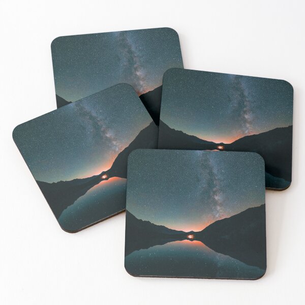 Item preview, Milky Way Mirrored Over Lake Antholz in the Italian Alps designed and sold by DEL-Productions.