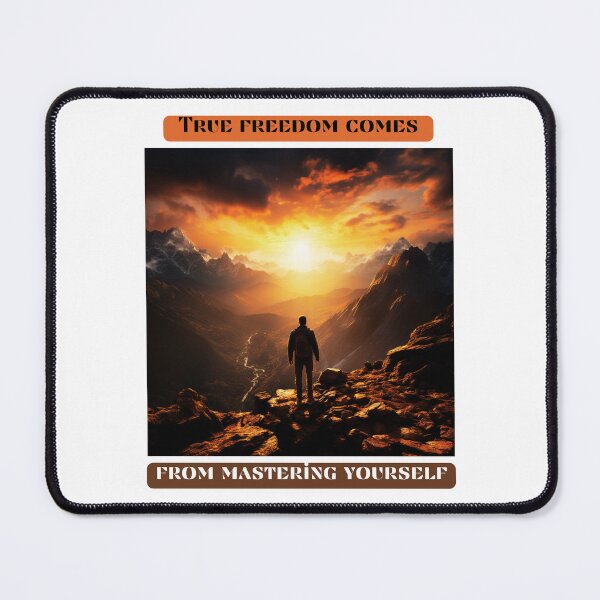 Item preview, True freedom comes from mastering yourself designed and sold by STO1KA.