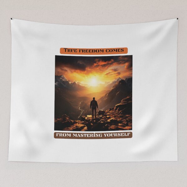 Item preview, True freedom comes from mastering yourself designed and sold by STO1KA.