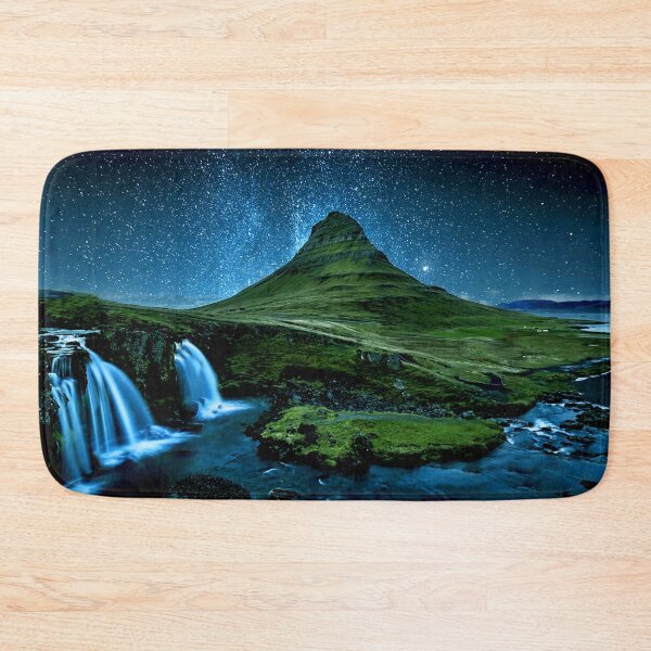 Item preview, Milky Way Rising Behind Kirkjufell Mountain in Iceland with Waterfalls designed and sold by DEL-Productions.