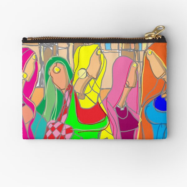 Village Girls, Punjab Zipper Pouch