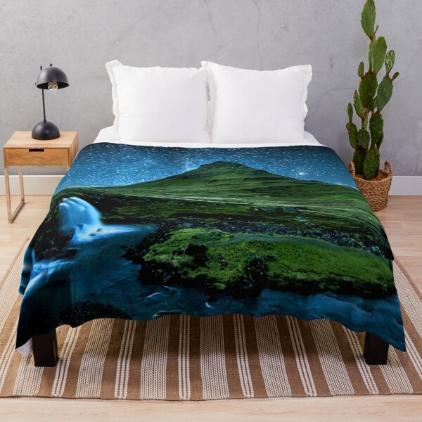 Item preview, Milky Way Rising Behind Kirkjufell Mountain in Iceland with Waterfalls designed and sold by DEL-Productions.
