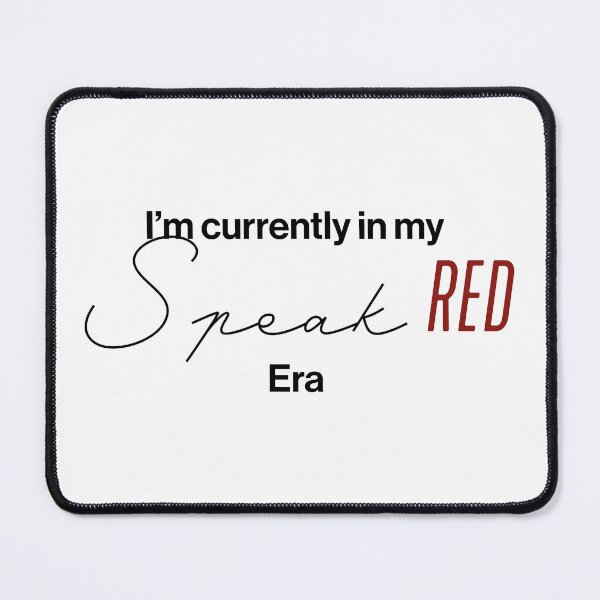 Item preview, Speak Red mashup, Taylor Swift era designed and sold by KAgraphic.
