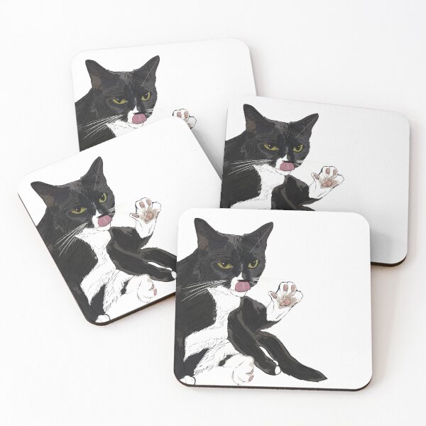 Item preview, Tuxedo Four Dabloons Cat designed and sold by GLBrown117.
