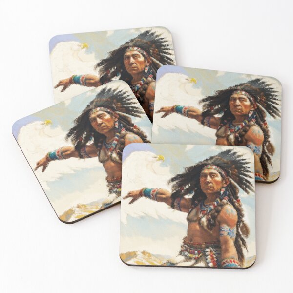 Item preview, Native American Eagle Cloud Shaman designed and sold by AUTHENTIC AMERICANA ARTS.