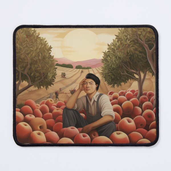 Item preview, Latino Apple Picker Among His Bounty designed and sold by YoPedro.