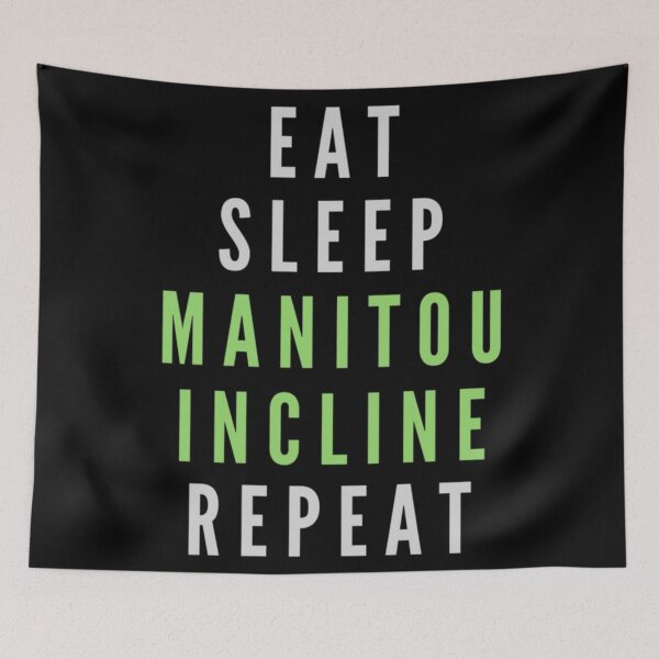 Item preview, Eat Sleep Manitou Incline Repeat  designed and sold by ColordCreations.