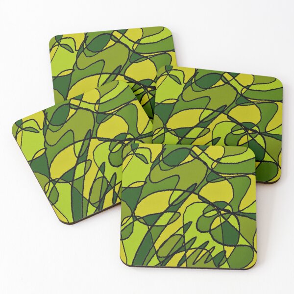 Item preview, Abstract In Green designed and sold by Leanne Morin.