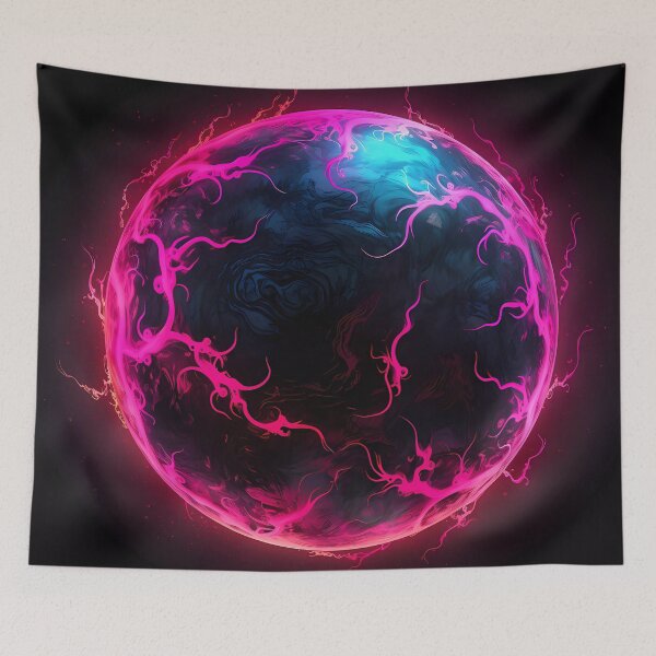 Item preview, "Neon Vibes from Another Planet" designed and sold by Art-Vortex-fr.
