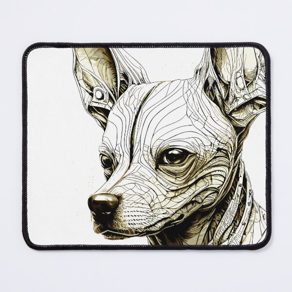 Item preview, Futuristic dog head (1) designed and sold by atzek.