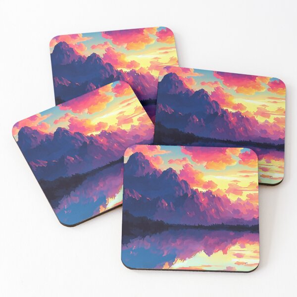Item preview, Lake, mountains and clouds designed and sold by DejanVuk.