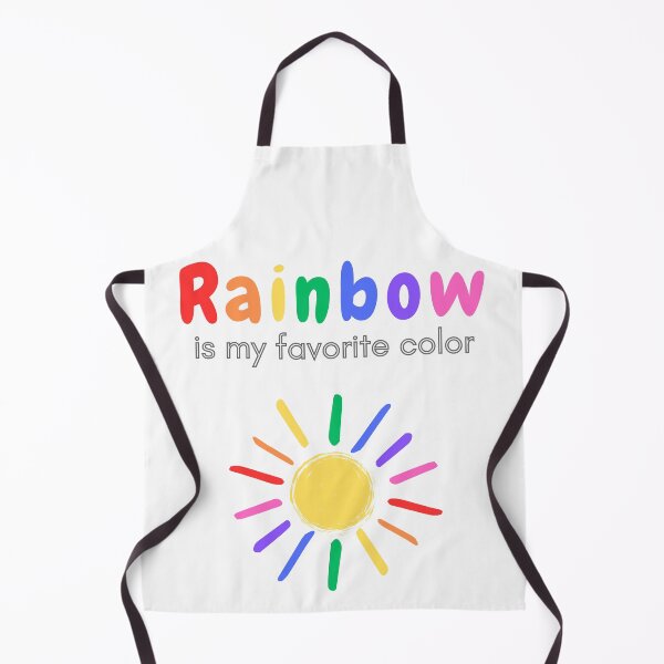 Aperçu de l'œuvre L'arc-en-ciel est ma couleur de soleil préférée créée et vendue par ColorfulKiddos.