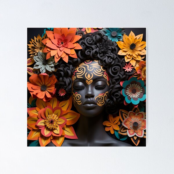 Black Art-Beautiful Images of Black Culture-Allie Poster