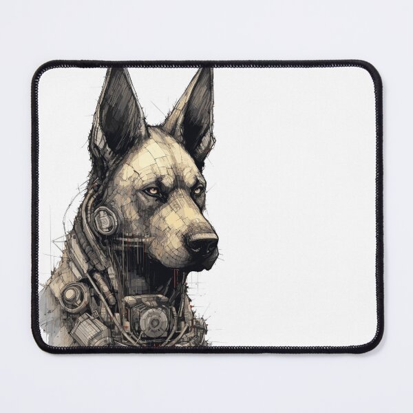 Item preview, Futuristic dog head (3) designed and sold by atzek.