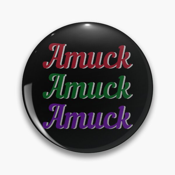 Item preview, Amuck Amuck Amuck Halloween Movie Quote Red Green Purple designed and sold by Sunshine-Dreams.