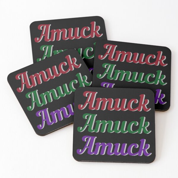 Item preview, Amuck Amuck Amuck Halloween Movie Quote Red Green Purple designed and sold by Sunshine-Dreams.