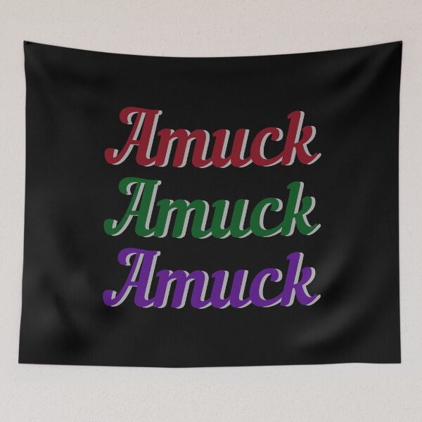 Item preview, Amuck Amuck Amuck Halloween Movie Quote Red Green Purple designed and sold by Sunshine-Dreams.