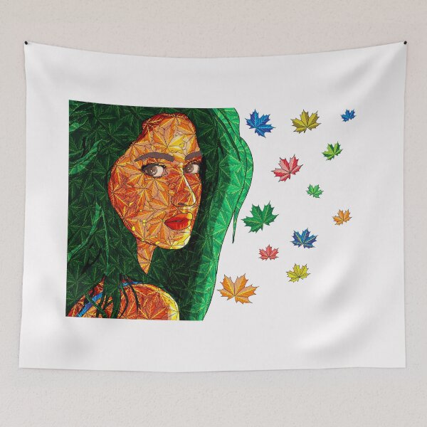 Item preview, Sajal Aly Digital maple leaf art designed and sold by MubaraksArt.