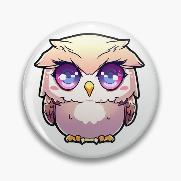 Item preview, Owl Enchantment: Cute Owl Sticker designed and sold by trendmrend.