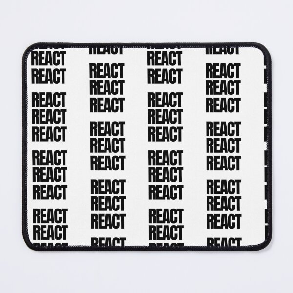 Item preview, React. React. React. Victoria Wood quote. designed and sold by DontKnowMuch.