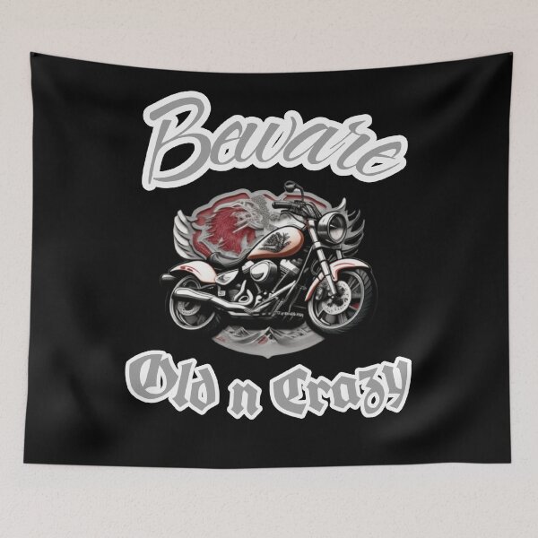 Item preview, Beware old n crazy  designed and sold by Roxburylane.