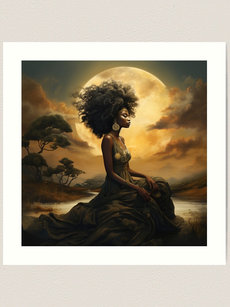 Black Art-Beautiful Images of Black Culture-Mother Nature Poster for Sale  by drsylette