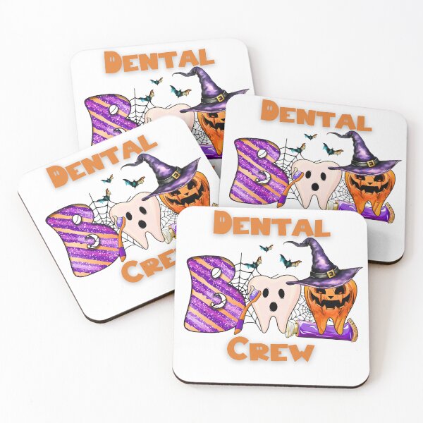 Item preview, Dental Boo Crew, Funny and Cute Dentist Halloween | Whimsical Autumn and Halloween Delights Collection designed and sold by Ali Doodles.