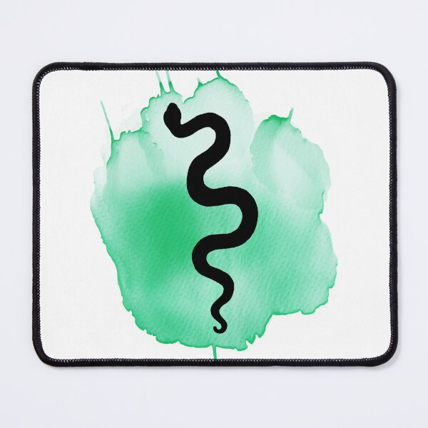 Item preview, Snake | Watercolor Green Background designed and sold by designsbybunch.