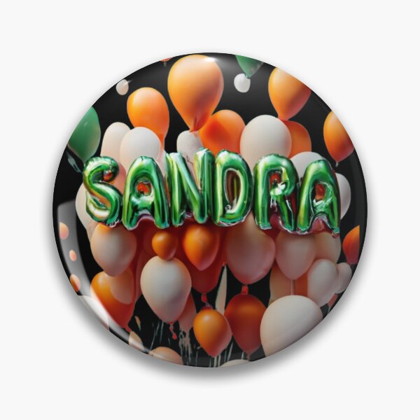 Artikelvorschau, Sandra Name Geschenkideen Geburtstagsfeier Luftballons entworfen und verkauft von OliDesigns.