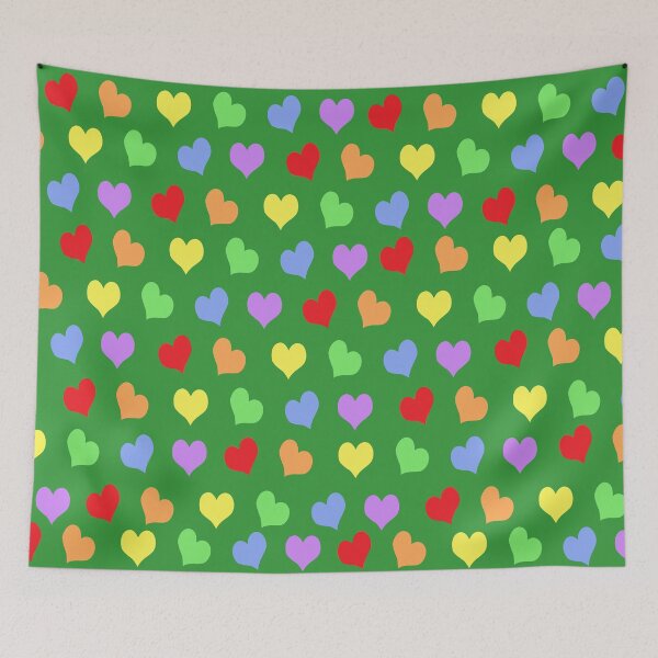 Item preview, colorful hearts designed and sold by ZiphGames.