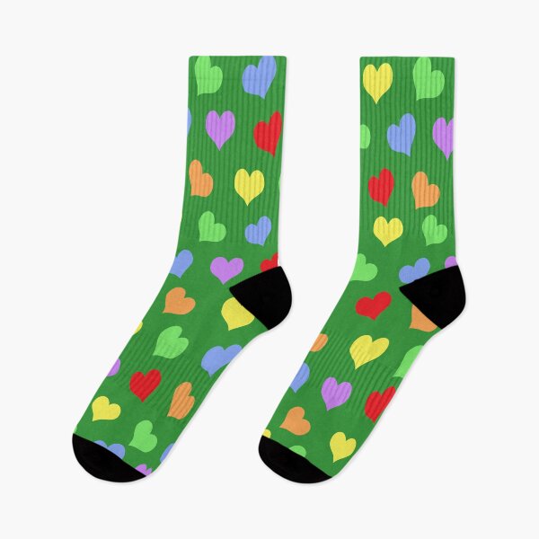 Item preview, colorful hearts designed and sold by ZiphGames.