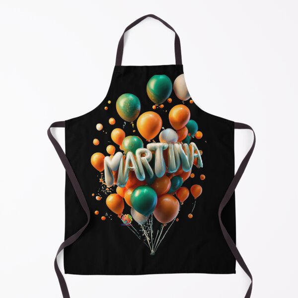 Item preview, Martina Name Gift Ideas Birthday Party Balloons designed and sold by OliDesigns.