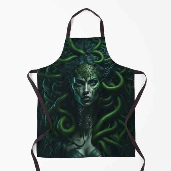 Item preview, Gaze of Dread Scary Medusa Art : Greek Mythology - Scary Spooky designed and sold by Badowolf.
