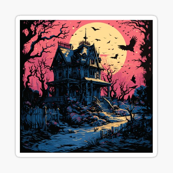 Neon Skys - Haunted Mansion #1 Sticker