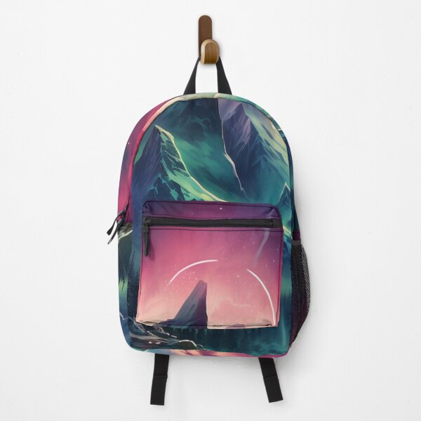 Item preview, Northern Light Aurora Borealis Scenery Mountains Rivers Trees designed and sold by NLTees.