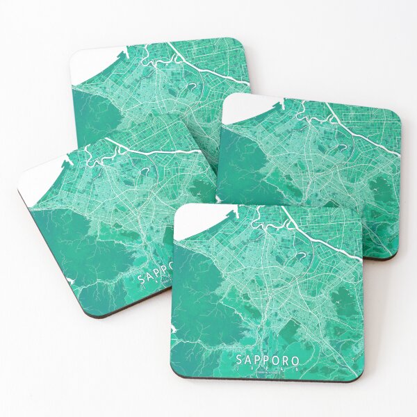 Item preview, Sapporo City Map of Japan - Watercolor designed and sold by deMAP.