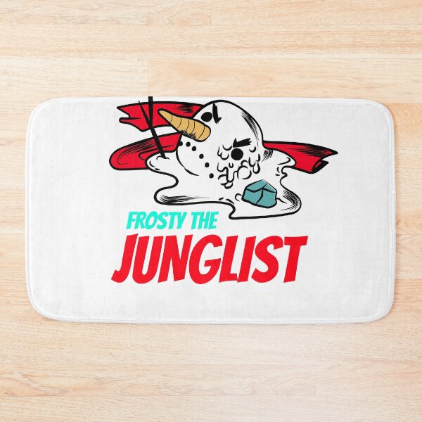 Artikelvorschau, Weihnachts-Junglist Frosty The Junglist DNB Drum N Bass Snowman entworfen und verkauft von Ravermonkey.