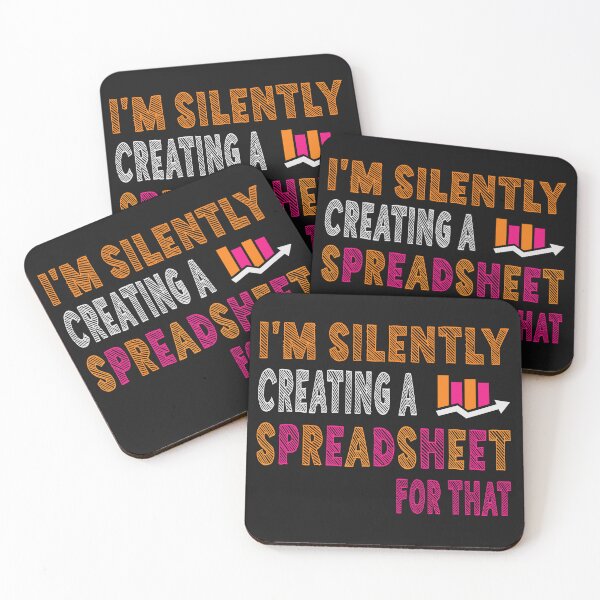 Item preview,  FUNNY ACCOUNTANT ,IM SILENTLY CREATING A SPREADSHEET FOR THAT ACCOUNTANT designed and sold by Latifay.