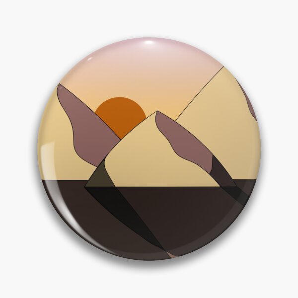 Item preview, sun over mountainous desert designed and sold by evergreenpeaks.