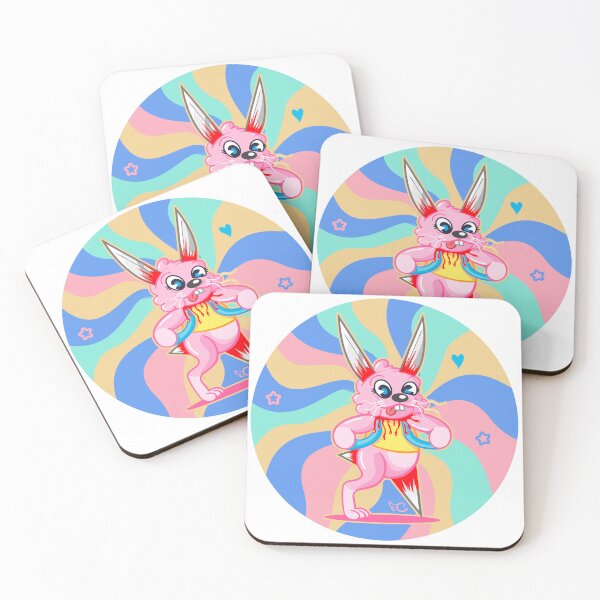 Item preview, trippy drippy - Pink bunny designed and sold by Cocobot.